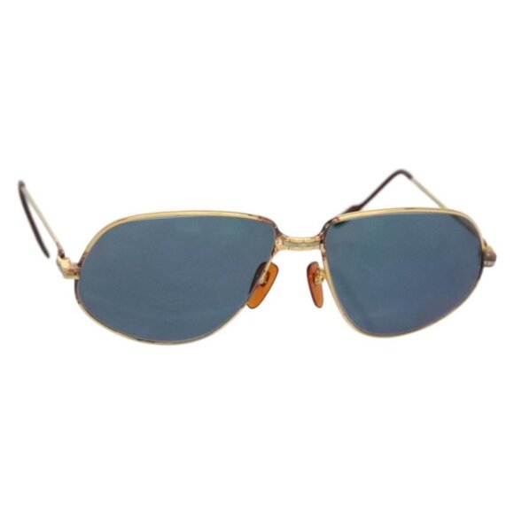 CARTIER Sunglasses Metal Blue Auth am8889 - Picture 11 of 15